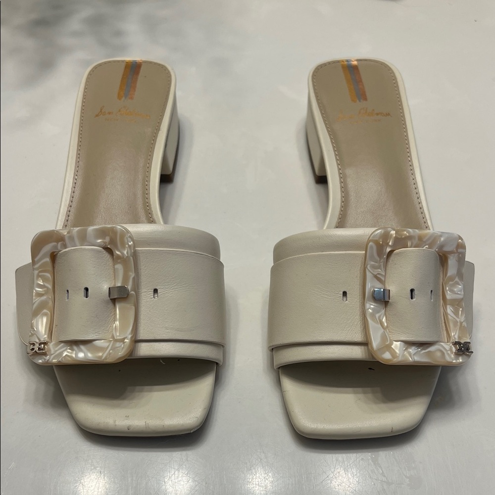 Sam Edelman Ivory slides